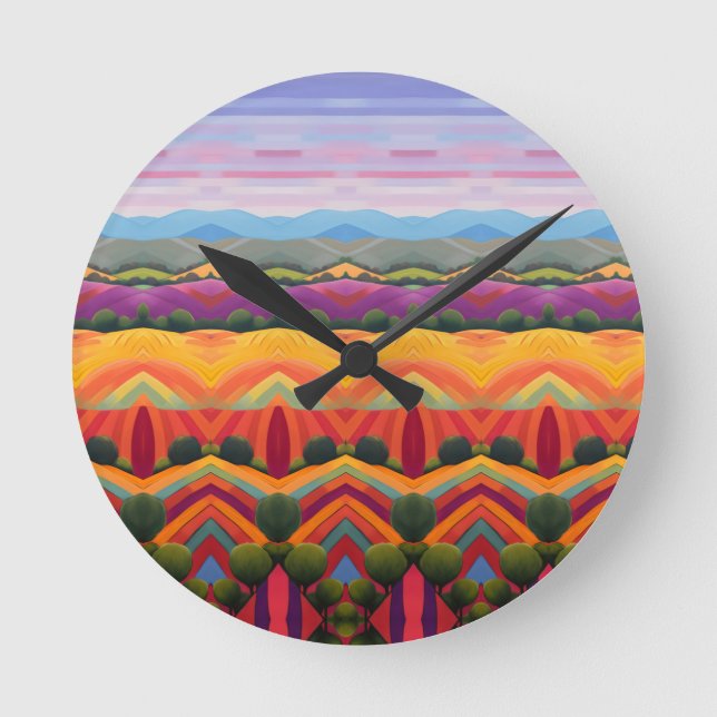 Horloge Ronde Paysage (Recto)