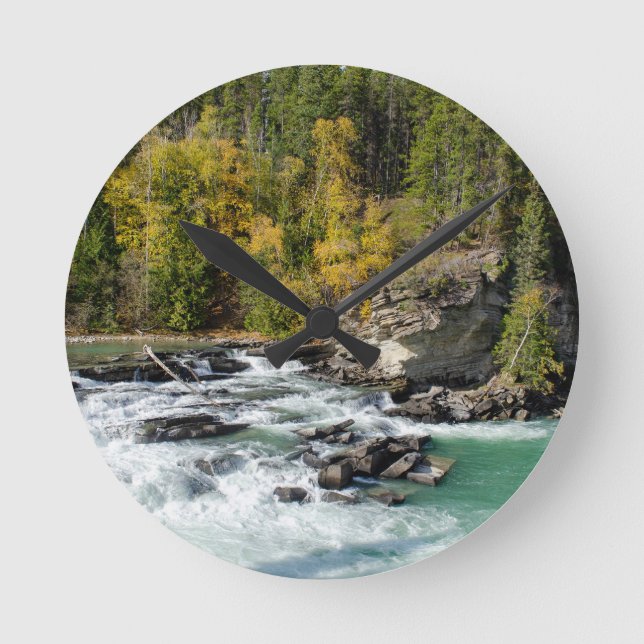 Horloge Ronde Paysage fluvial, fleuve Fraser (Recto)