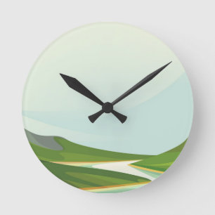 Horloge Ronde Paysages fluviaux
