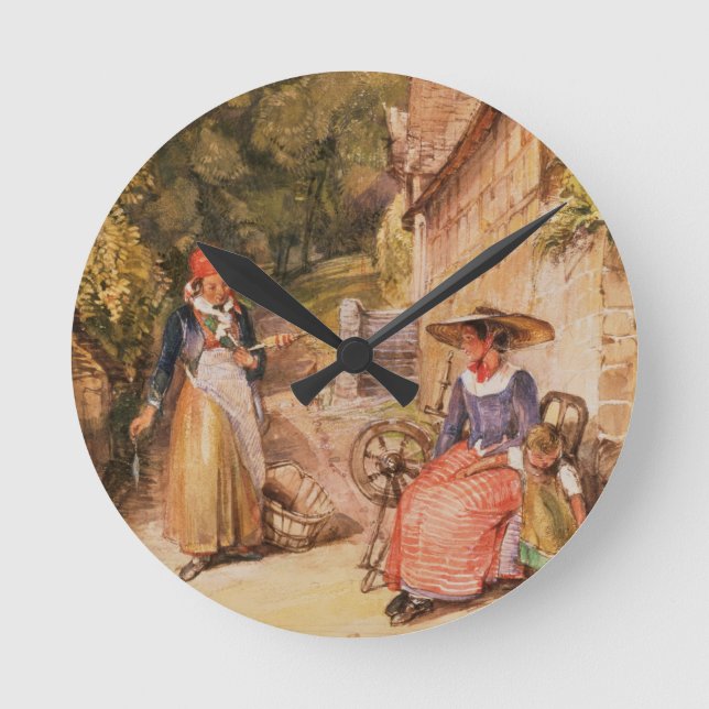 Horloge Ronde Paysans de la forêt noire (Recto)