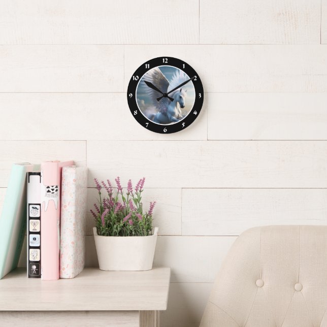 Horloge Ronde Pégase (Salle de lecture)