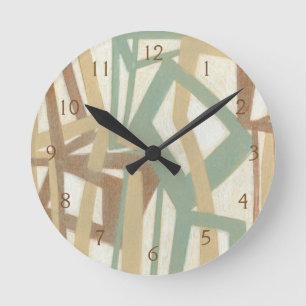 Horloge Ronde Peinture à main levée par le Normand Wyatt