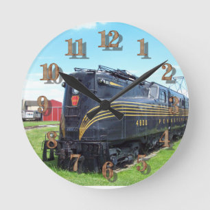 Horloge Ronde Pennsylvania Railroad Locomotive GG-1 #4800