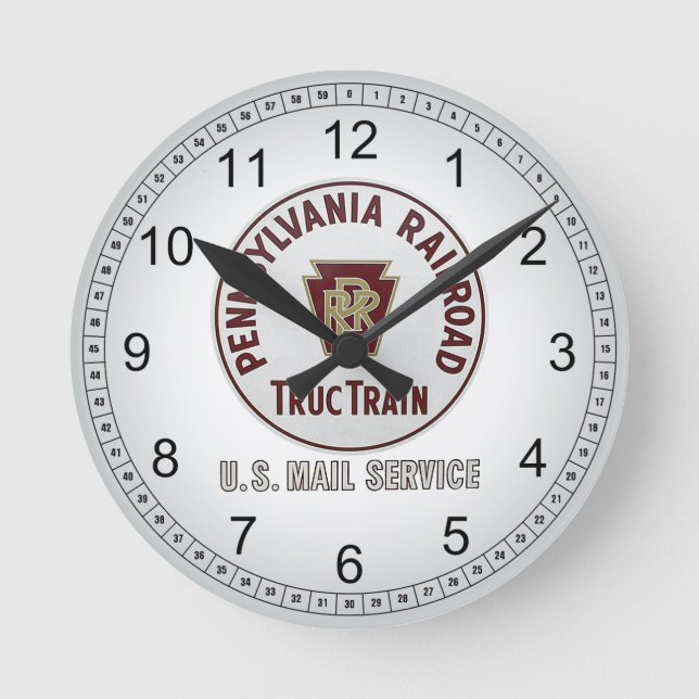 Horloge Ronde Pennsylvania Railroad TrucTrain Service (Recto)