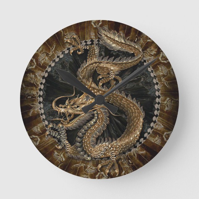 Horloge Ronde Pentagramme dragon (Recto)