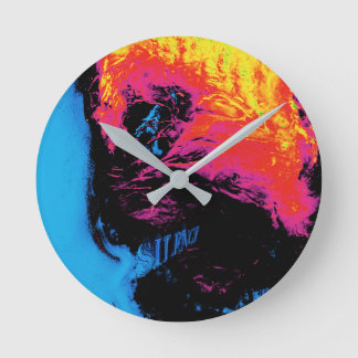 Horloge Ronde pepper and plastic silenced