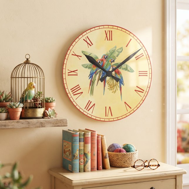 Horloge Ronde Perroquet (Créateur téléchargé)