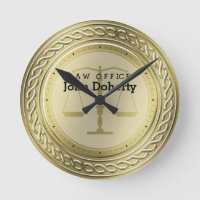 Personalizable Luxury Golden Scales of Justice