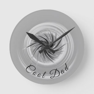 Horloge Ronde Personnalisable Papa Cool Contemporain Conception