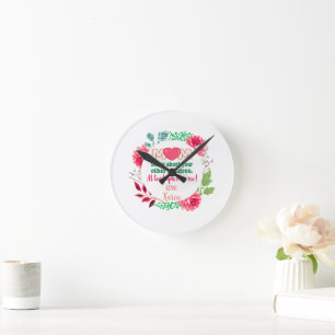 Horloge Ronde Personnaliser Maman Désolé pour tes autres enfants