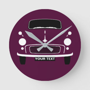 Horloge Ronde Personnaliser Maroon Morris Mineure Pop Art Person