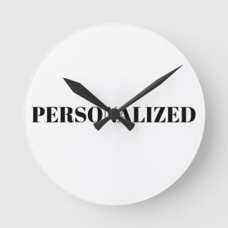 Horloge Ronde Personnalisez le Vôtre