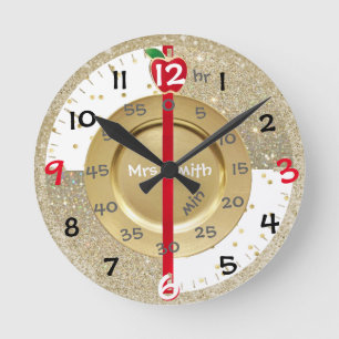 Horloge Ronde Personnalized Learning Clock