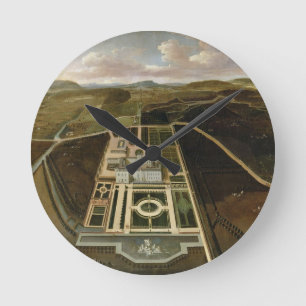 Horloge Ronde Perspective du sud de Hampton Court,