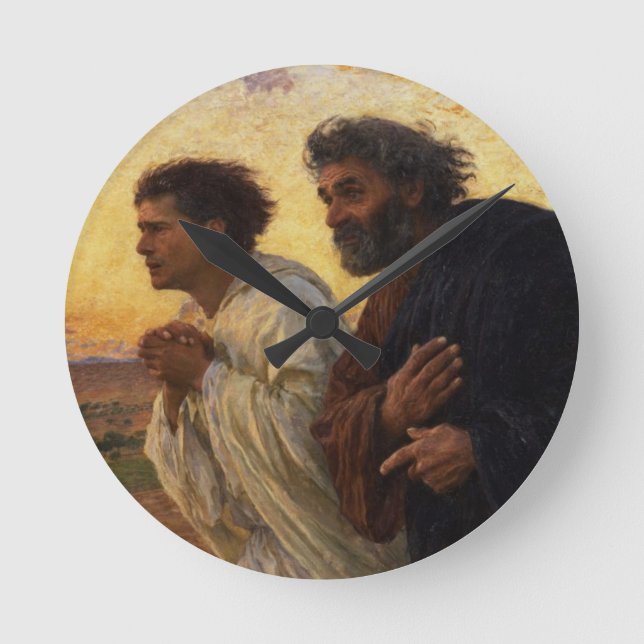 Horloge Ronde Peter et John Running (Recto)