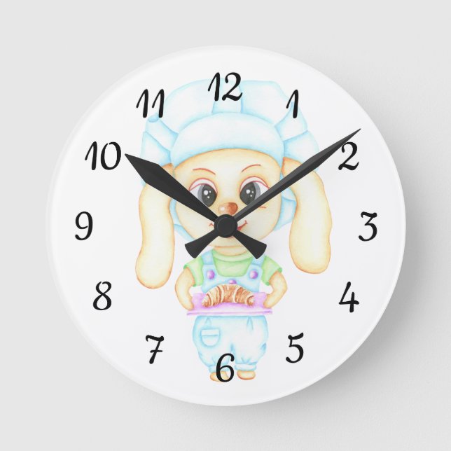 Horloge Ronde Petit boulanger (Recto)