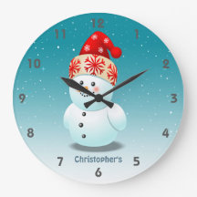 Petit Snowman mignon avec Casquette de Noël