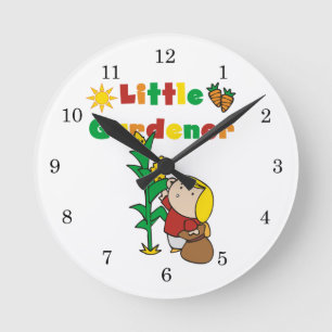 Horloge Ronde Petite jardinière