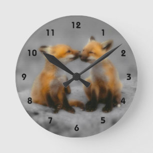 Horloge Ronde Peu d'amour de Fox