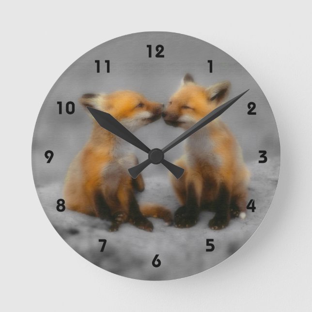 Horloge Ronde Peu d'amour de Fox (Recto)