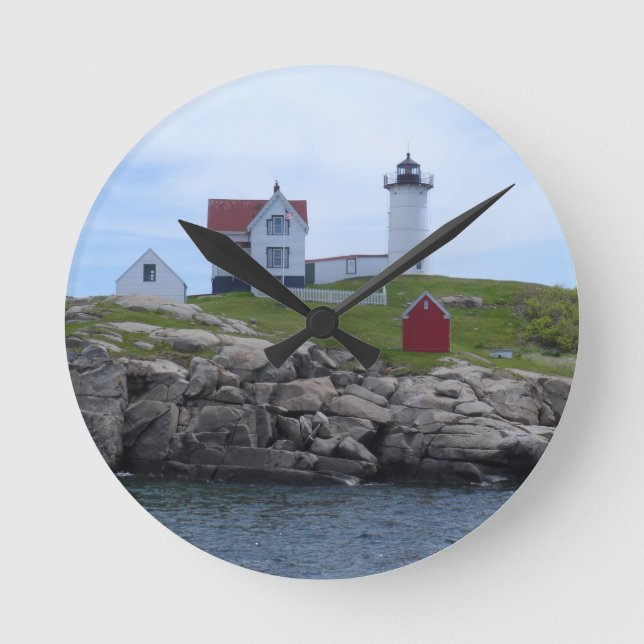 Horloge Ronde Phare de Nubble - Maine (Recto)