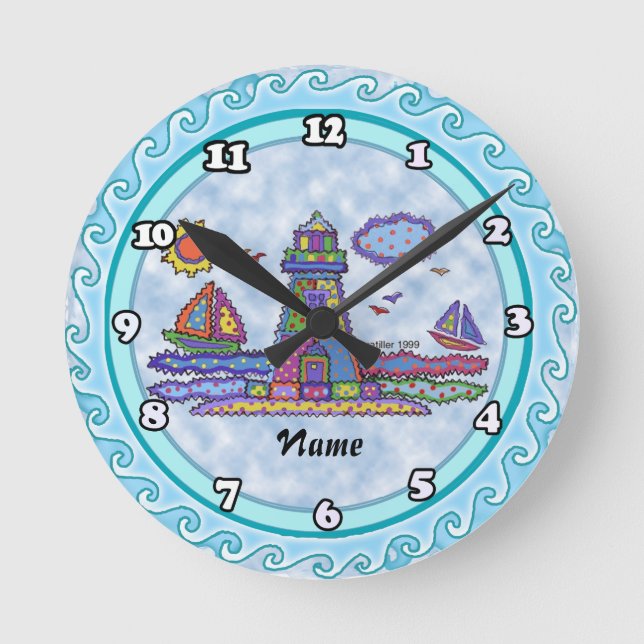 Horloge Ronde Phare de Patch (Recto)