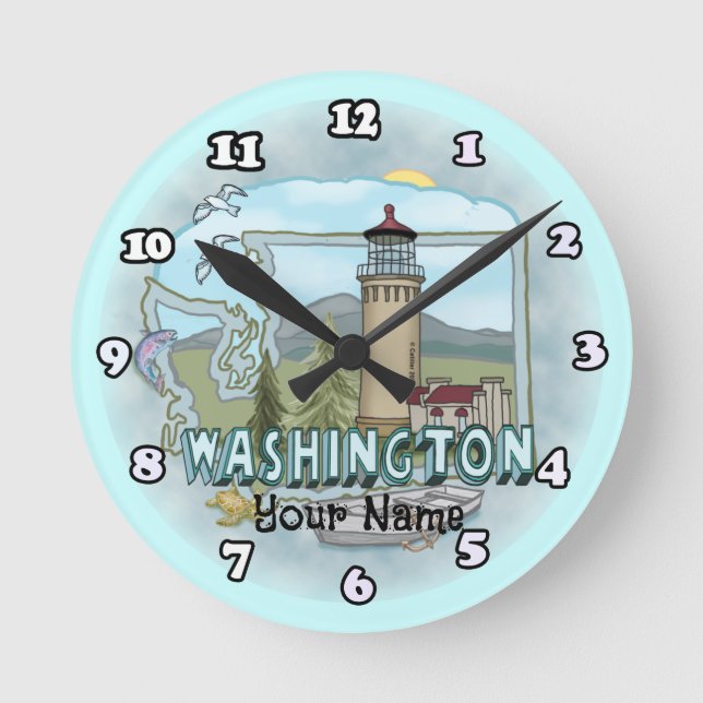Horloge Ronde Phare de Washington (Recto)