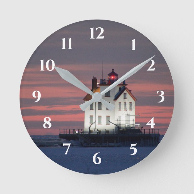 Horloge Ronde Phare du soir (Recto)