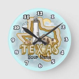 Horloge Ronde Phare du Texas