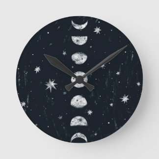 Horloge Ronde Phases du Wall Clock