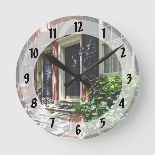 Horloge Ronde Philadelphie PA - Rue dans la Colline de la Sociét (Recto)