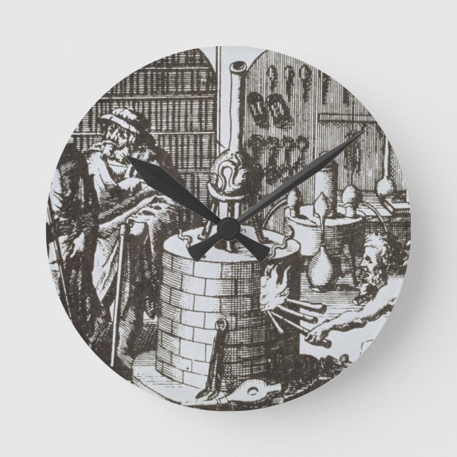 Horloge Ronde Philosophie hermétique et alchimiste, de Muse (Recto)