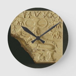 Horloge Ronde Phoque de Pasupati de stéatite, Mohenjodaro,