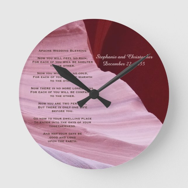 Horloge Ronde Photo de Clock Custom (Recto)