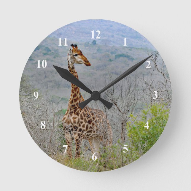 Horloge Ronde Photo de Savannah (Recto)