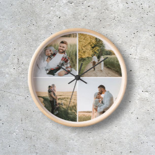 Horloge Ronde Photo moderne 4