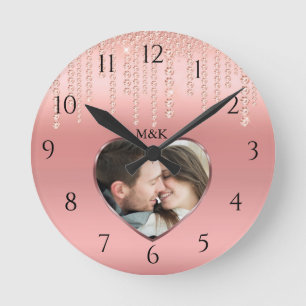 Horloge Ronde Photo rose Gold