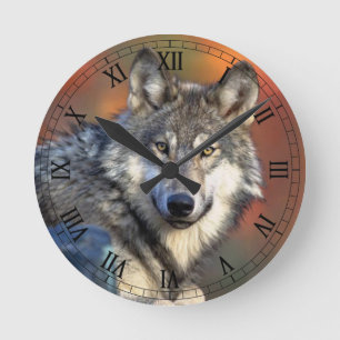 Horloge Ronde Photographie de loup