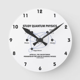 Horloge Ronde Physique de Quantum d'étude vous pouvez faire des