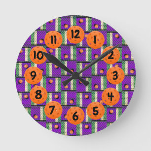 Horloge Ronde Pickleball 'Jusqu'à ce que les lumières des rues s