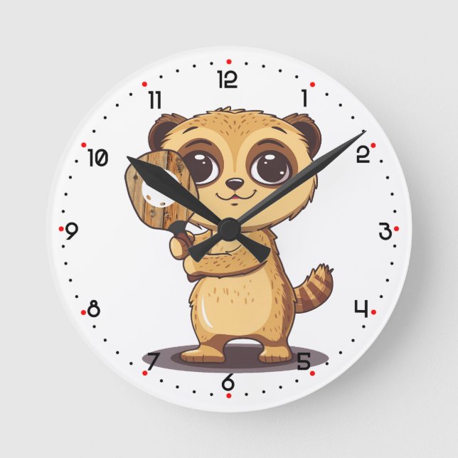 Horloge Ronde PickleScout Pickleball  (Recto)