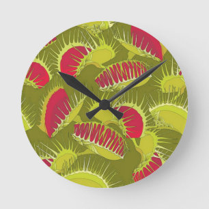 Horloge Ronde piège à mouches halloween