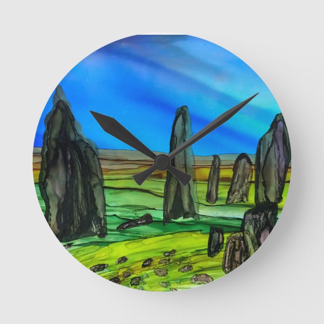Horloge Ronde Pierres fixes de Callanish (Recto)