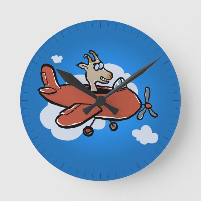 Horloge Ronde pilote de chèvre (Recto)