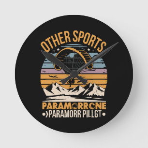 Horloge Ronde Pilote de paramoteur Paramoteur