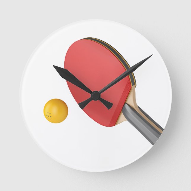 Horloge Ronde Ping pong (Recto)
