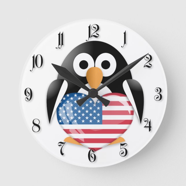 Horloge Ronde Pingouin (Recto)