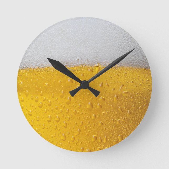 Horloge Ronde Pint de bière (Recto)