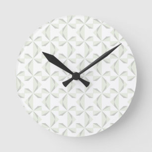 Horloge Ronde Pinwheels de Silver