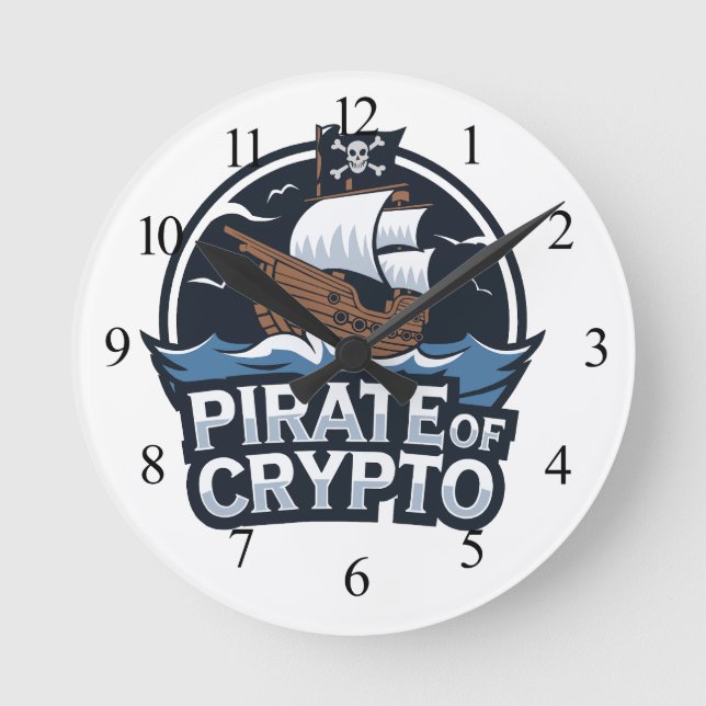 Horloge Ronde Pirate of Crypto (Recto)